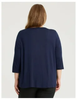 Taking Shape Emmy Long Sleeve T-shirt Navy