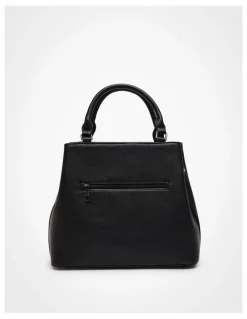 Taking Shape Kissing Cats Shoulder Bag Black/White