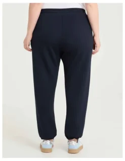 Taking Shape Luxe Touch Cuffed Trackpant Navy