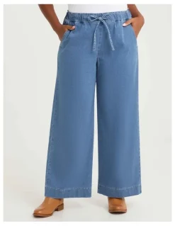 Taking Shape Super Stretch Wide Leg Jean Vintage Blue