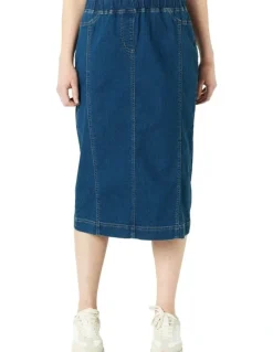 The Ark Clothing Co. Dayna Skirt in Blue