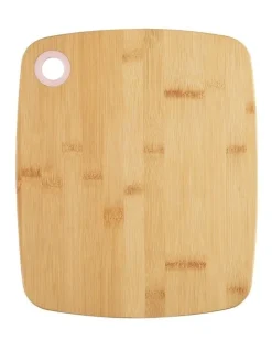 The Cooks Collective Bamboo Chopping Boards with Silicone Ring - Set of 3