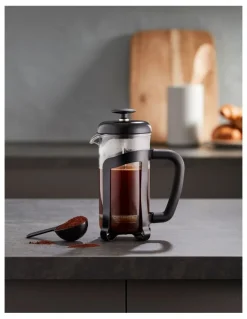 The Cooks Collective Coffee Press with Scoop 350ml in Black