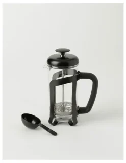 The Cooks Collective Coffee Press with Scoop 350ml in Black
