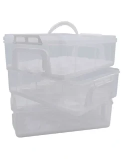 The Cooks Collective Cup Cake/Cake Carrier 36x26x39.5 in Clear