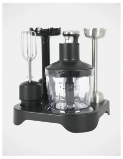 The Cooks Collective Immersion Stick Mixer Set in Silver CSMS371