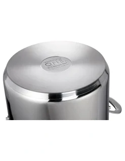 The Cooks Collective Stainless Steel Stockpot with Lid 26cm/9.5L