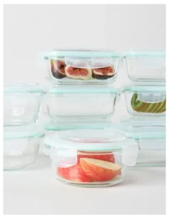 The Cooks Collective Storage Set with Clip Top 10 Piece in Clear
