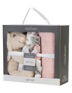 The Little Linen Company Boxed Gift Set Harvest Bunny