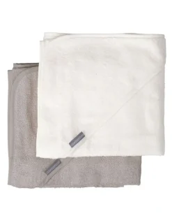 The Little Linen Company Hooded Towel 2 Pack in Multi