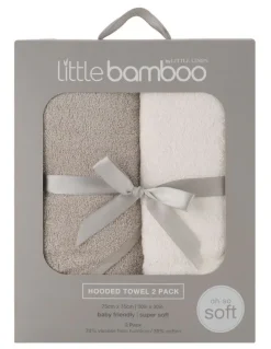 The Little Linen Company Hooded Towel 2 Pack in Multi