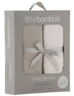 The Little Linen Company Hooded Towel 2 Pack in Multi