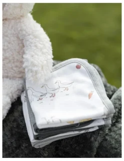 The Little Linen Company Little Linen Farmyard Lamb Boxed Gift Set