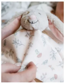 The Little Linen Company Lovie Comforter Harvest Bunny