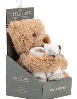 The Little Linen Company Plush Toy And Washers