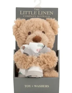 The Little Linen Company Plush Toy And Washers