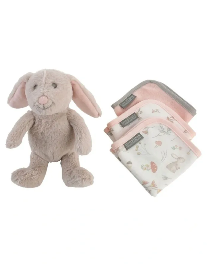 The Little Linen Company Plush Toy & Washers Harvest Bunny