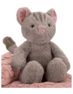 The Little Linen Company Plush Toy & Blanket in Harvest Possum