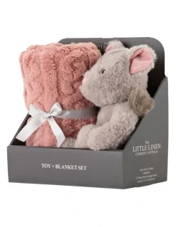 The Little Linen Company Plush Toy & Blanket in Harvest Possum