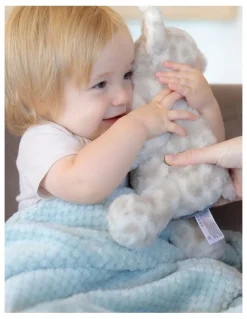 The Little Linen Company Savannah Giraffe Plush Toy & Blanket