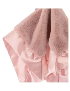 The Little Linen Company Security Blankie in Pink