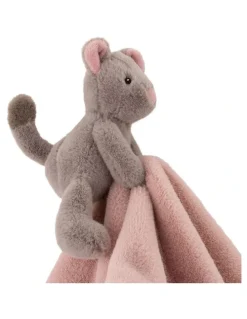 The Little Linen Company Security Blankie in Pink