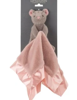 The Little Linen Company Security Blankie in Pink