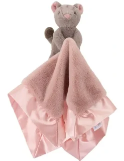 The Little Linen Company Security Blankie in Pink