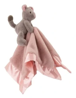 The Little Linen Company Security Blankie in Pink