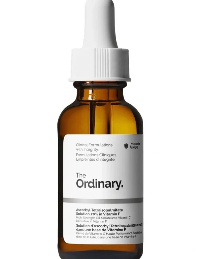 The Ordinary Ascorbyl Tetraisopalmitate Solution 20% in Vitamin F Serum for Hydration and Brightening 30ml