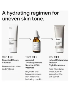 The Ordinary Ascorbyl Tetraisopalmitate Solution 20% in Vitamin F Serum for Hydration and Brightening 30ml