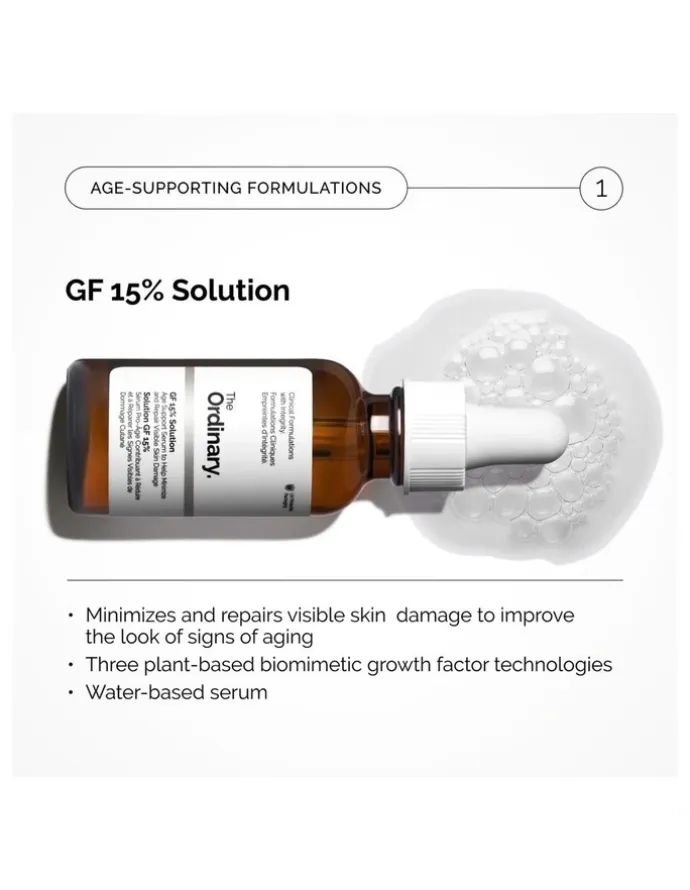The Ordinary GF 15% Solution Serum for Visible Skin Repair and Wrinkles 30ml