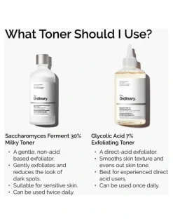 The Ordinary Glycolic Acid 7% Exfoliating Toner for Brightening and Smoothing 240ml