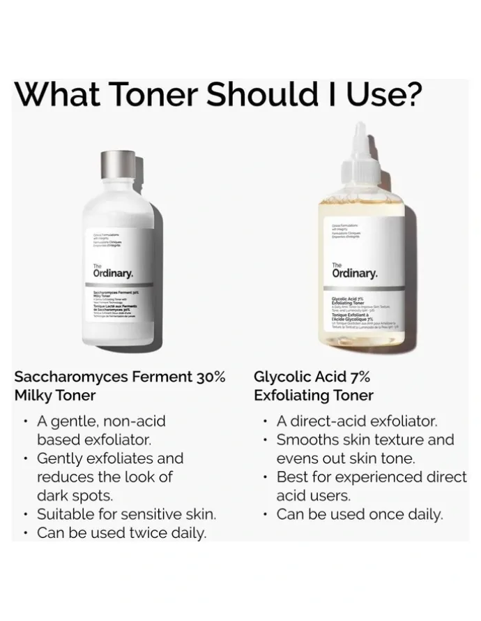 The Ordinary Glycolic Acid 7% Exfoliating Toner for Brightening and Smoothing 240ml
