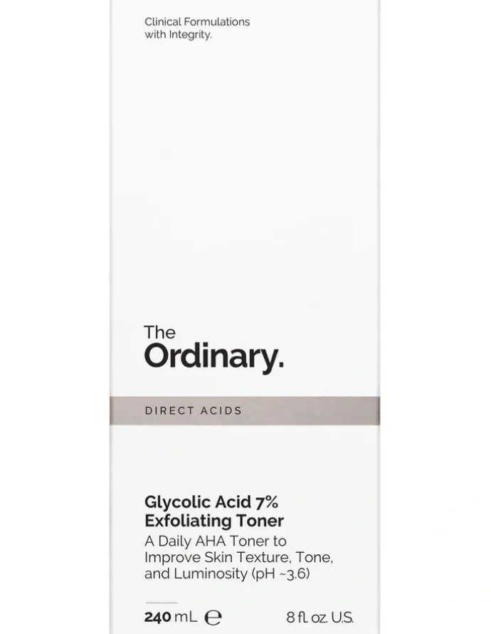 The Ordinary Glycolic Acid 7% Exfoliating Toner for Brightening and Smoothing 240ml