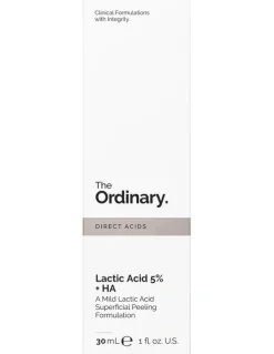 The Ordinary Lactic Acid 5% Hyaluronic Acid Exfoliating Serum for Smoothing and Brightening 30ml
