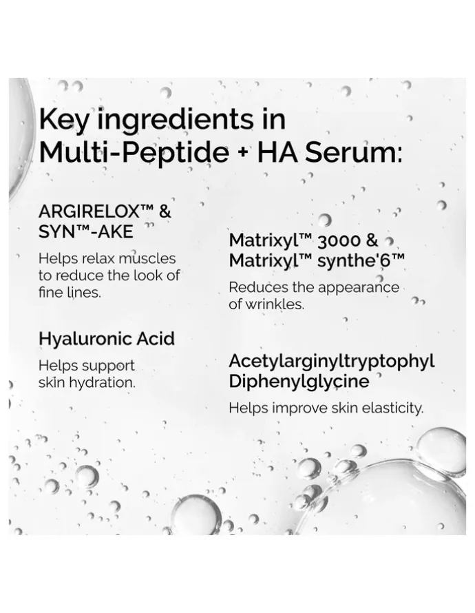 The Ordinary Multi-Peptide Hyaluronic Acid Serum for Firmness, Elasticity, Wrinkles
