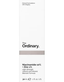 The Ordinary Niacinamide 10% Zinc 1% Brightening Serum for Oil-Control, Brightening, Blemish-Prone Skin 30ml