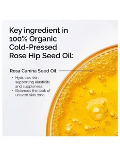 The Ordinary 100% Organic Cold-Pressed Rose Hip Seed Oil for Brightening and Radiance 30ml