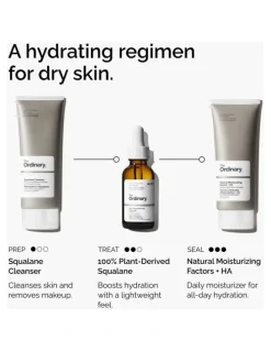 The Ordinary 100% Plant-Derived Squalane for Skin and Hair Hydration 30ml