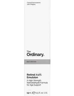 The Ordinary Retinal 0.2% Emulsion High-Strength Retinoid Nighttime Solution for Wrinkles 15ml