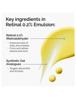 The Ordinary Retinal 0.2% Emulsion High-Strength Retinoid Nighttime Solution for Wrinkles 15ml
