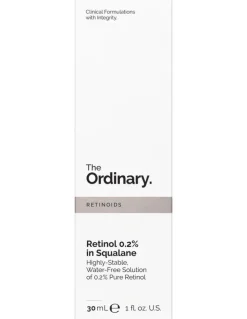 The Ordinary Retinol 0.2% in Squalane, Mild Serum for Early Signs of Ageing 30ml