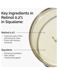 The Ordinary Retinol 0.2% in Squalane, Mild Serum for Early Signs of Ageing 30ml