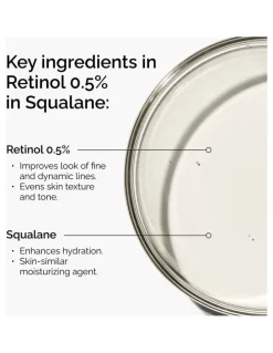 The Ordinary Retinol 0.5% in Squalane, Moderate Serum for Early Signs of Ageing 30ml