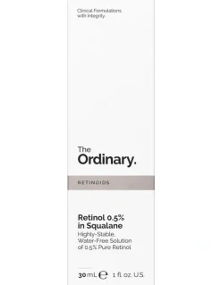 The Ordinary Retinol 0.5% in Squalane, Moderate Serum for Early Signs of Ageing 30ml