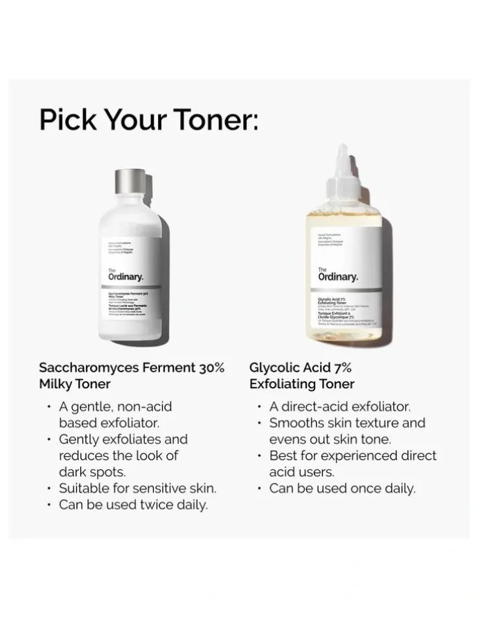 The Ordinary Saccharomyces Ferment 30% Milky Toner for Gentle Exfoliation and Hydration 100ml