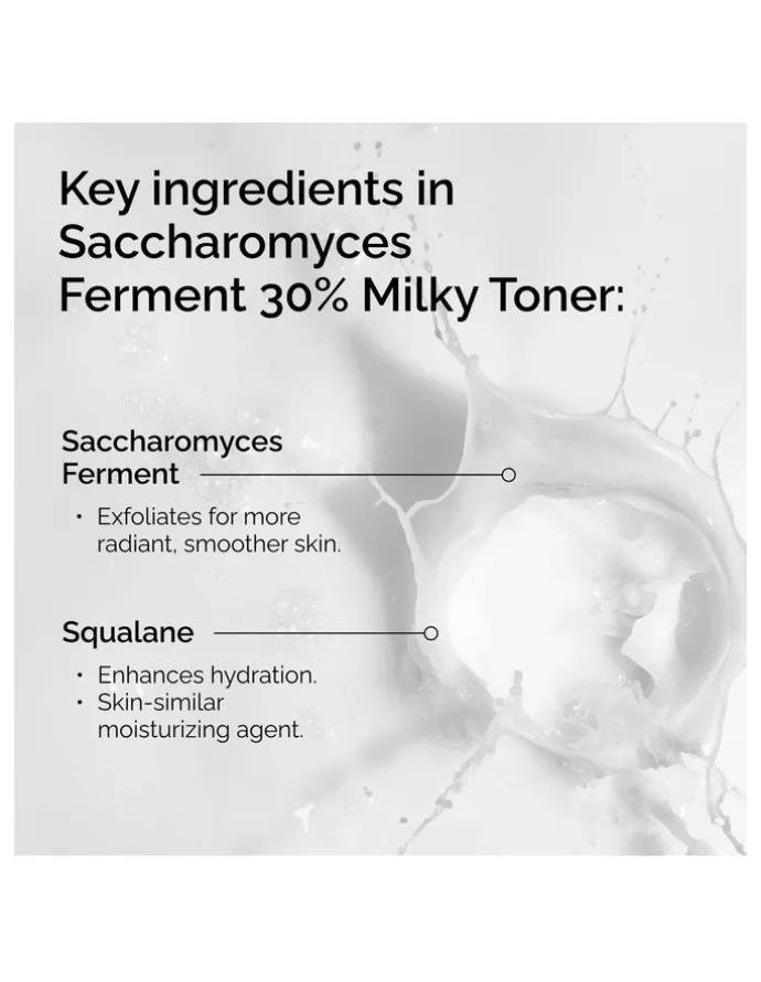 The Ordinary Saccharomyces Ferment 30% Milky Toner for Gentle Exfoliation and Hydration 100ml