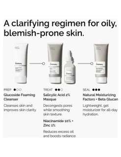 The Ordinary Salicylic Acid 2% Masque Clarifying Clay Mask for Oily or Blemish-Prone Skin 50ml
