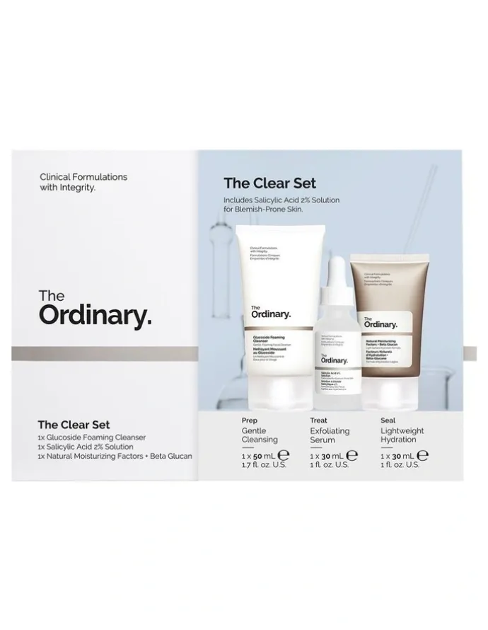 The Ordinary The Clear Set with Salicylic Acid Serum